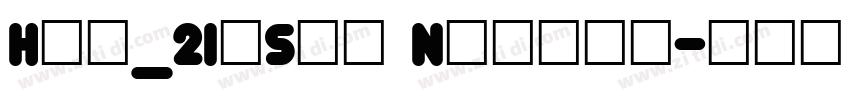 Hlv_2Inset Normal字体转换